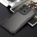 Pikkukuva 9 / 10: SKALO Motorola Moto G75 5G Armor Hybrid Frosted Suojakuori - Musta