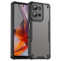 Pikkukuva 1 / 10: SKALO Motorola Moto G75 5G Armor Hybrid Frosted Suojakuori - Musta