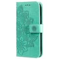 Miniatyrbillede 10 af 11: SKALO Motorola Moto G75 5G Mandala Flip Cover - Turkis