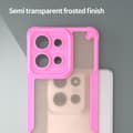 Miniatyrbild 4 av 10: SKALO Motorola Moto G75 5G Armor Hybrid Frosted Skal - Rosa