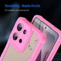 Miniatyrbild 7 av 10: SKALO Motorola Moto G75 5G Armor Hybrid Frosted Skal - Rosa