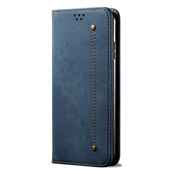SKALO OnePlus 13 Jeans Plånboksfodral - Blå