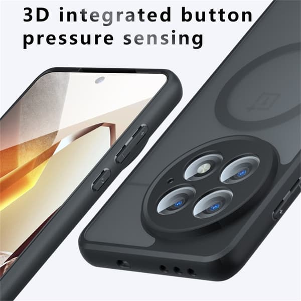 SKALO OnePlus 13 Skin-touch Hybrid Skal - Svart