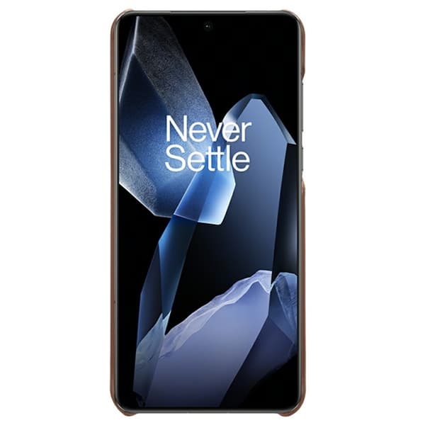 SKALO OnePlus 13 PU-Läder Korthållare Skal - Brun