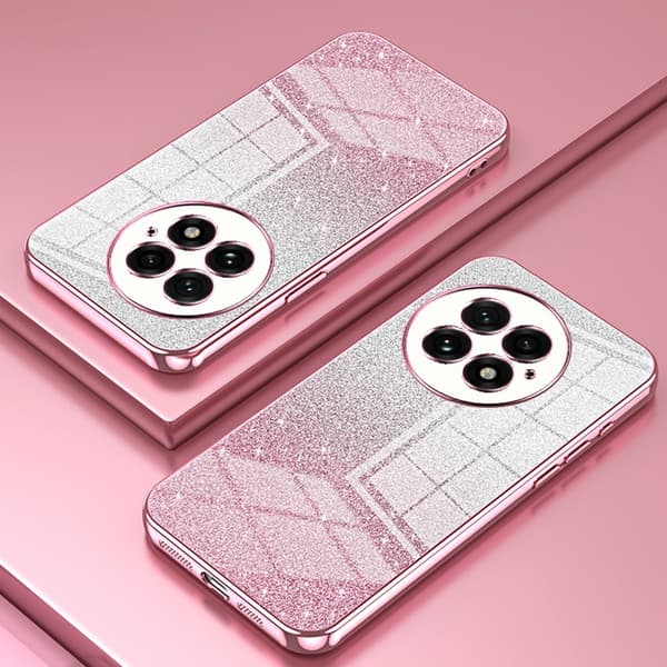 SKALO OnePlus 13 Electroplating Glitter Cover - Pink