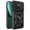 Miniatyrbild 1 av 9: SKALO OnePlus 13R Armor Metallring Kameraslider Skal - Svart
