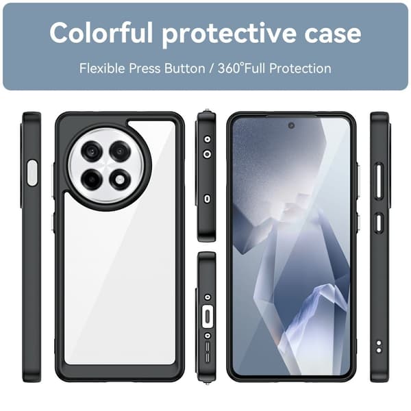 SKALO OnePlus 13R Color Bumper Skal - Svart