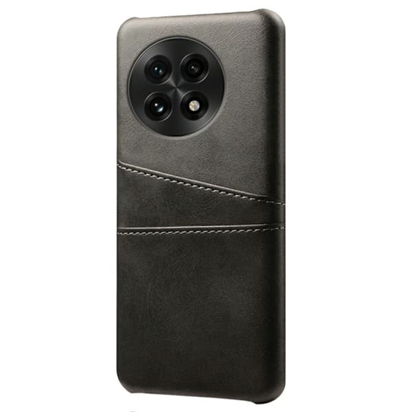 SKALO OnePlus 13 PU-Läder Korthållare Skal - Svart