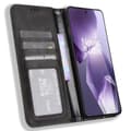 Miniatyrbild 2 av 7: SKALO OnePlus 13R Embossed Premium Plånboksfodral - Svart