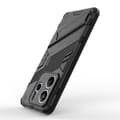 Pikkukuva 3 / 5: SKALO Xiaomi Redmi Note 14 5G Armor Hybrid Punk Suojakuori - Musta
