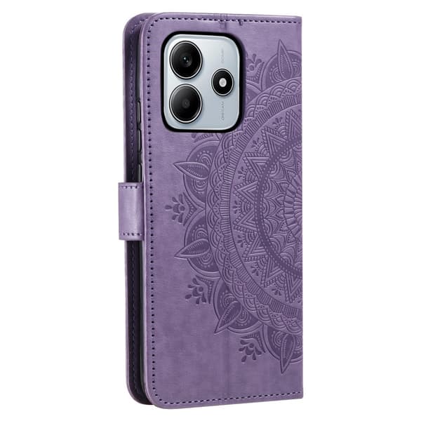 SKALO Xiaomi Redmi Note 14 5G Mandala Plånboksfodral - Lila