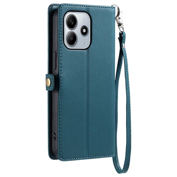 SKALO Xiaomi Redmi Note 14 5G PU-Nahkakotelo Lompakkokotelo - Vihreä