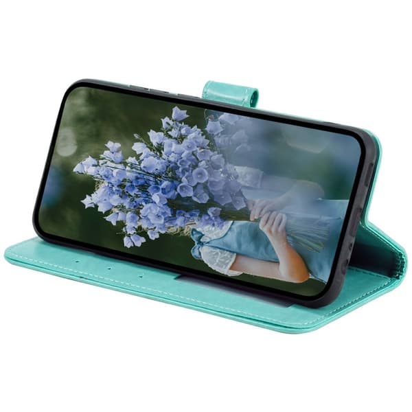 SKALO Xiaomi Redmi Note 14 5G Mandala Flip Cover - Turkis