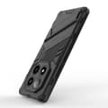Pikkukuva 3 / 6: SKALO Xiaomi Redmi Note 14 Pro 5G Armor Hybrid Punk Suojakuori - Musta