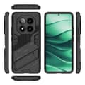 Pikkukuva 4 / 6: SKALO Xiaomi Redmi Note 14 Pro 5G Armor Hybrid Punk Suojakuori - Musta