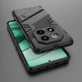 Pikkukuva 6 / 6: SKALO Xiaomi Redmi Note 14 Pro 5G Armor Hybrid Punk Suojakuori - Musta