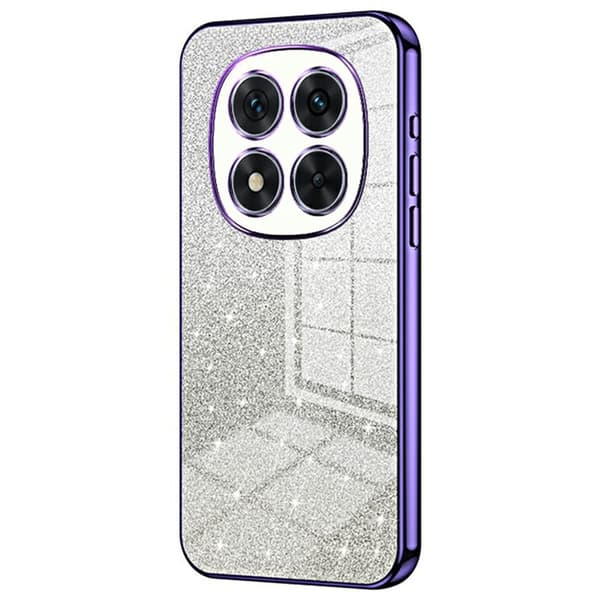 SKALO Xiaomi Redmi Note 14 Pro 5G Electroplating Glitter Suojakuori - Violetti