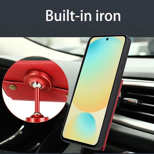 SKALO Xiaomi Redmi Note 14 Pro 5G PU-Läder 2-Kortfack Skal - Svart