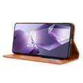 Miniatyrbild 3 av 7: SKALO OnePlus 13R Embossed Premium Plånboksfodral - Brun