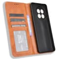Miniatyrbild 4 av 7: SKALO OnePlus 13R Embossed Premium Plånboksfodral - Brun