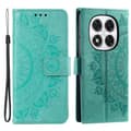Pikkukuva 1 / 6: SKALO Xiaomi Redmi Note 14 Pro 5G Mandala Lompakkokotelo - Turkoosi