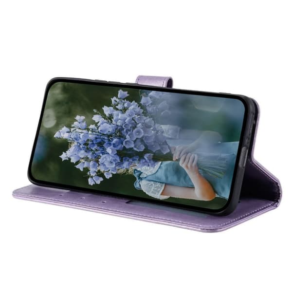 SKALO Xiaomi Redmi Note 14 Pro 5G Mandala Lompakkokotelo - Violetti