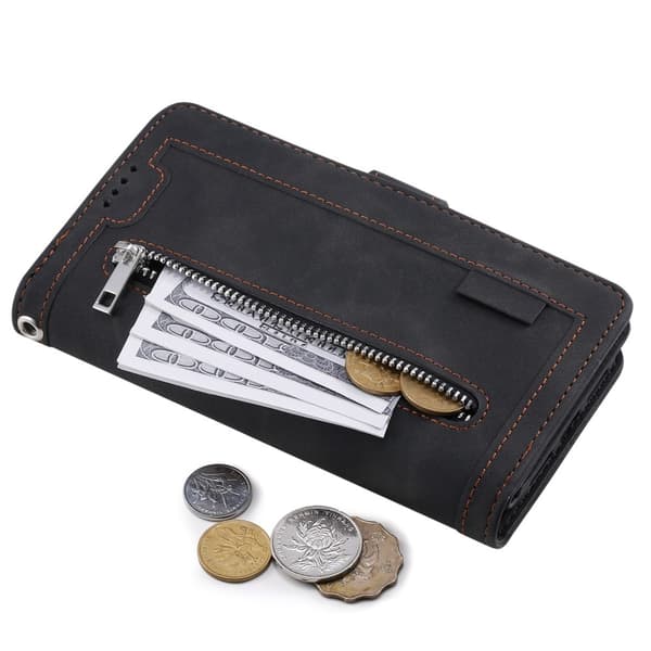 SKALO Xiaomi Redmi Note 14 Pro 5G Big Wallet 9-FACK Plånboksfodral - Svart