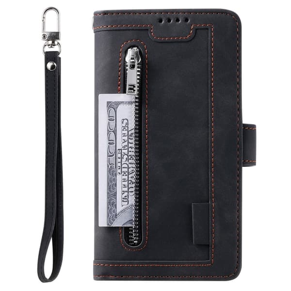 SKALO Xiaomi Redmi Note 14 Pro 5G Big Wallet 9-FACK Plånboksfodral - Svart