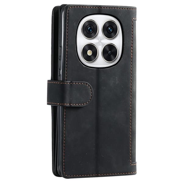 SKALO Xiaomi Redmi Note 14 Pro 5G Big Wallet 9-FACK Plånboksfodral - Svart