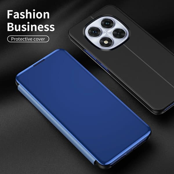 SKALO Xiaomi Redmi Note 14 Pro 5G Clear View Plånboksfodral - Svart