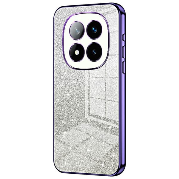 SKALO Xiaomi Redmi Note 14 Pro+ 5G Electroplating Glitter Skal - Lila