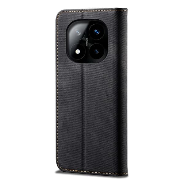 SKALO Xiaomi Redmi Note 14 Pro+ 5G Jeans Flip Cover - Sort