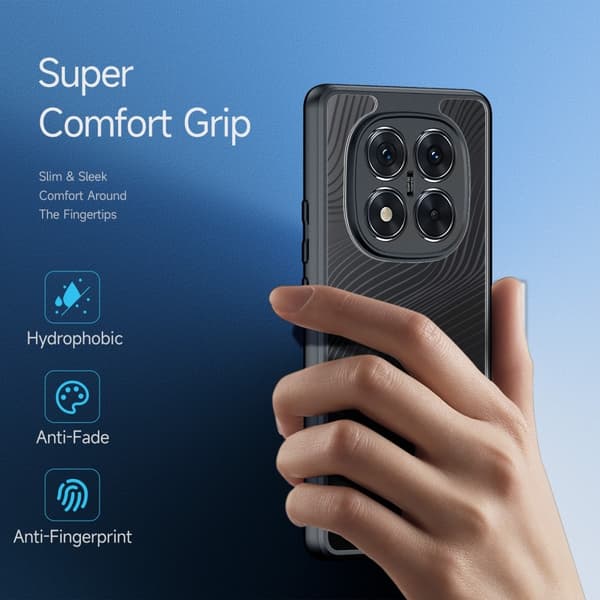 DUX DUCIS Xiaomi Redmi Note 14 Pro+ 5G Aimo Series Suojakuori - Musta