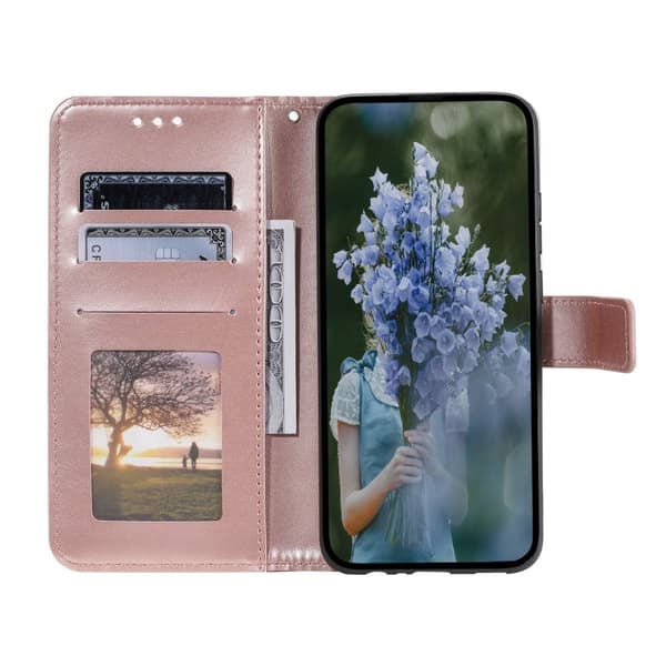 SKALO Xiaomi Redmi Note 14 4G Mandala Plånboksfodral - Roséguld