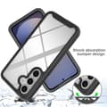 Pikkukuva 6 / 6: SKALO Samsung S25 Shockproof Clear Hybrid Suojakuori - Tummansininen