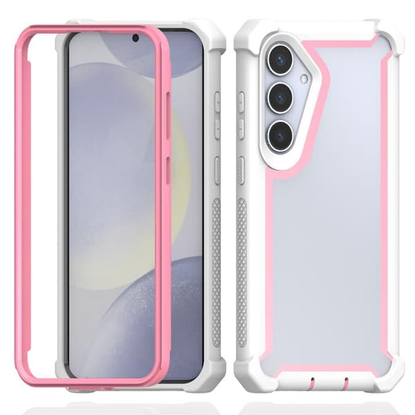 SKALO Samsung S25 Reinforced Corner Hybrid Suojakuori - Pinkki