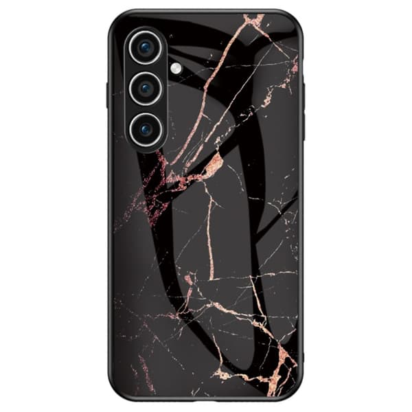 SKALO Samsung S25 Marmor Härdat Glas TPU Skal - Motiv 4