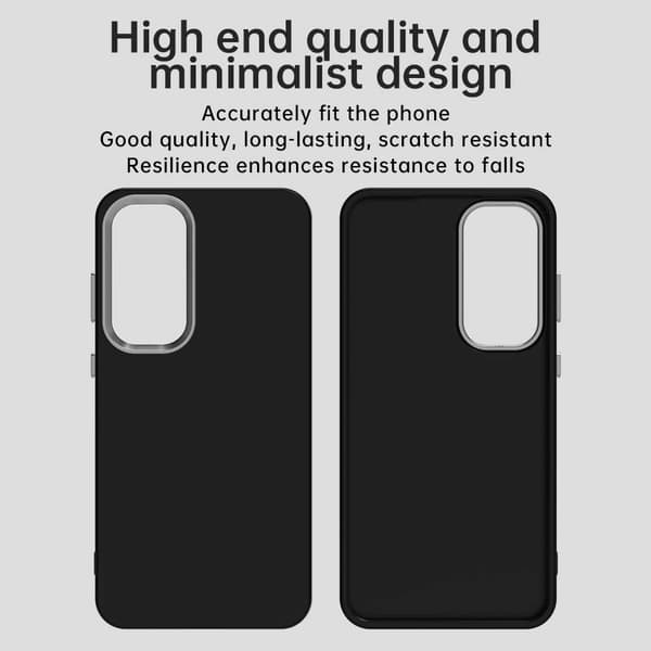 SKALO Samsung S25 Color TPU Metall Skal - Svart