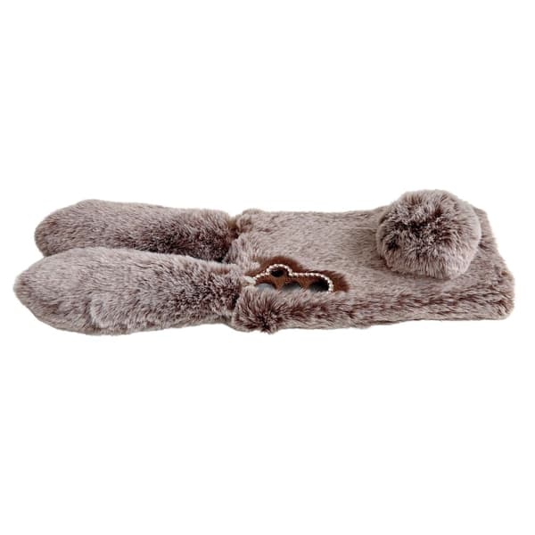 SKALO Samsung S25 3D Fluffy Bunny Cover - Pink
