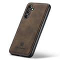 Pikkukuva 4 / 5: DG MING Samsung S25 Premium PU-nahka Hybrid Suojakuori - Tummanruskea