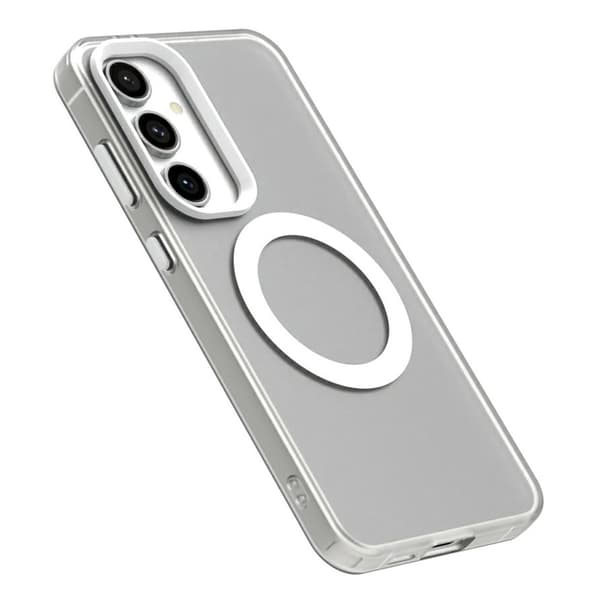 SKALO Samsung S25 Candy Series Hybrid Skal - Vit