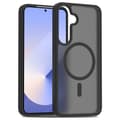 Miniatyrbillede 1 af 6: SKALO Samsung S25+ Skin-touch Hybrid Cover - Sort