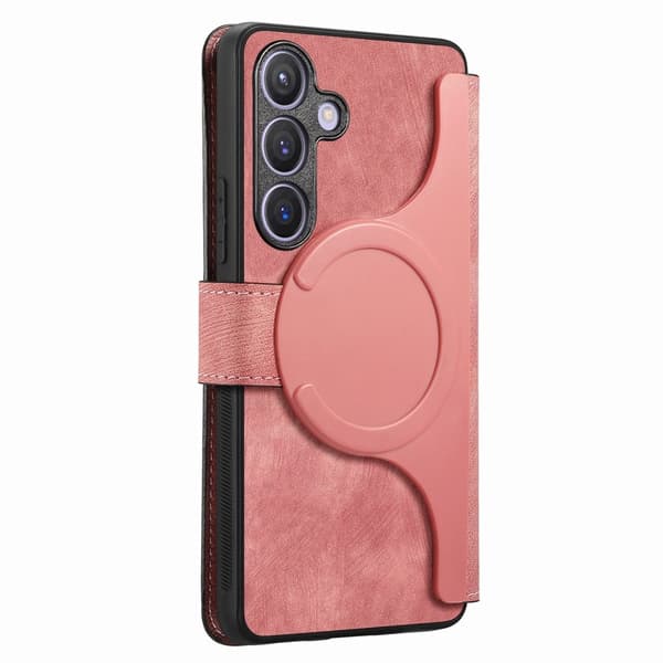 SKALO Samsung S25 CASENEO MW-03 Flip Cover - Pink