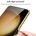 Miniatyrbillede 6 af 9: SKALO Samsung S25+ GKK PU-Læder Guldkant Cover - Sort