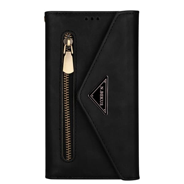 SKALO Samsung S25 N.BEKUS Envelope Clutch 8-Rum Flip Cover - Sort