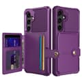 Miniatyrbillede 1 af 7: SKALO Samsung S25+ Stødresistent Cover med Pung- Lilla
