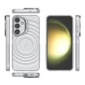 Pikkukuva 3 / 7: SKALO Samsung S25+ Ripple Texture Suojakuori - Harmaa