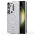 Pikkukuva 2 / 7: SKALO Samsung S25+ Ripple Texture Suojakuori - Harmaa