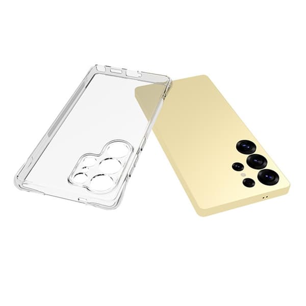 SKALO Samsung S25 Ultra Extra strong TPU Cover - Gennemsigtig