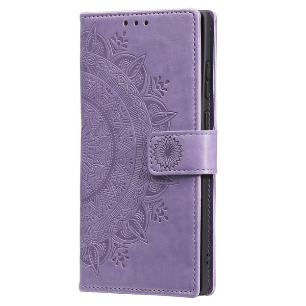 SKALO Samsung S25+ Mandala Plånboksfodral - Lila